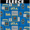 NCAA UCLA Patch Fleece Fabric by the Yard
