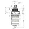 Vernet VT30-001 Thermostatic Cartridge - PDTH005