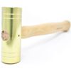 Grace USA 8 Ounce Brass Hammer, Gunsmith Tools & Accessories, Gun Care, Woodworking, Machinist, Mechanic, Made In USA
