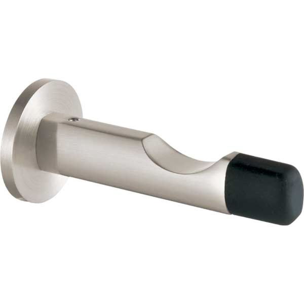 Vest Hook with Door, Saddle, Satin Nickel # 3607 – 1