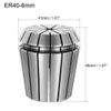 sourcing map ER40 6mm Spring Collet Chuck for CNC Engraving Machine Lathe Milling Tool