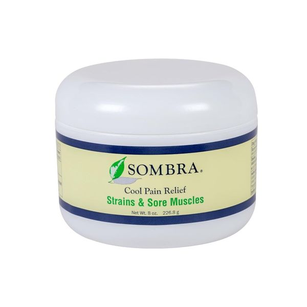 1 -8 oz.Jar of SOMBRA COOL THERAPY PAIN RELIEVING Gel(8 oz) (FREE SHIPPING)