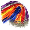 100 Pack Blue Lanyards Swivel Hook Flat Neck Lanyard with Id Holder