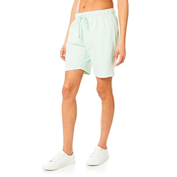 Light & Shade Women's Pastel & Brights Loungewear Sweat Shorts Joggers Jogging Shorts, Misty Jade, Medium