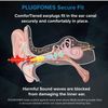 Plugfones FreeReign Bluetooth Earplug Earbuds Work Headphones Tough Cable OSHA