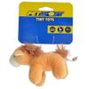 PetSport Tiny Tots Barn Buddies Dog Toy with Squeaker, 4 Inch, Assorted Designs (Single)