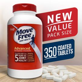 Move Free Advanced, 170 tablets - Joint Health Supplement with Glucosamine  and Chondroitin