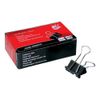 3 X [Pack 12] Foldback Clips 19mm Black + A Free Pen