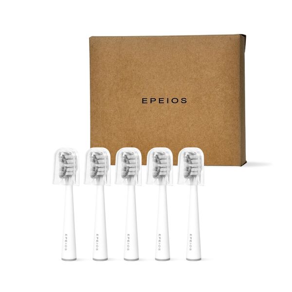 Epeios EPA2009 Electric Toothbrush, Sonic Toothbrush, Replacement Brush Head, 5 Toothbrush, Sonic Type, Electric Toothbrush, Regular Size, OKare ET003 (OKare! PRO) Dedicated Replacement Brush