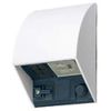 Panasonic WK4604W Smart Grounding Waterproof Outlet with Wire Entry Function, Embedded and Exposed, White
