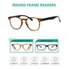 Eyekepper 4-Pack Round Full Coverage Ultrathin Flex Frame Reading Glasses Readers +1.50