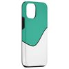 iPhone 14 GEOMETRIC TWO TONE WAVE PATTERN ZOMP BLUE AND WHITE Case