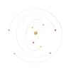 Chatani Industrial Mobile Cosmos Fun Science 866-503 Silver One Size