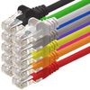 Network cable Cat 6 10 colors - 0.5m - (set) - CAT6 Ethernet cable Lankabel 1000 Mbits patch cable