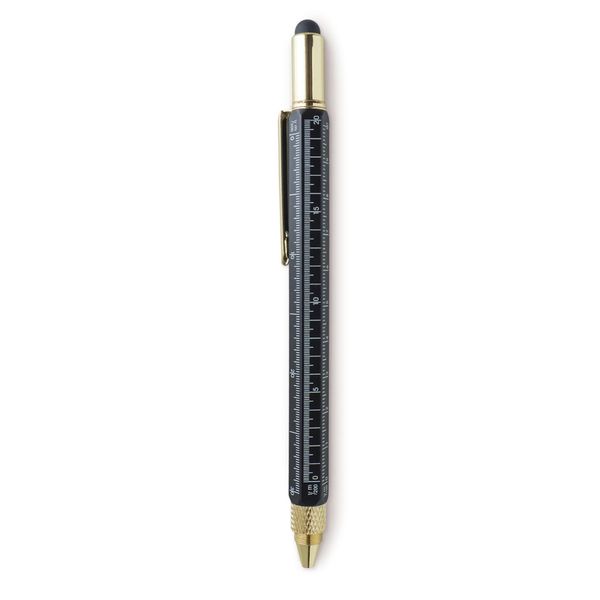 Designworks Ink Standard Issue Multi-Tool and Ballpoint Pen, Black