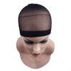 Wig, Inner Cap, Wig Cap, Set of 2, Elastic, Wig Net, Breathable, For Full Wigs, Black
