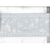 * WALLPAPER BORDER SATIN FINISH VICTORIAN SCROLLS NEW ARRIVAL ARCHITECTURAL BLUE