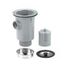 G 2" Odor Resistant Drain Trap with Overflow / Resin EA468D-71 1 Pack