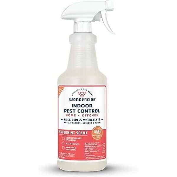 Pet Safe Indoor Pest Control Spray – Peppermint, 32 oz Natural Insect Repellent