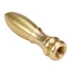 uxcell 2pcs M6 Thread Solid Brass Knob Lamp Shade Finial Decoration Accessories 2 inch High