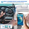 Pyle Amplified Wireless Bluetooth Audio Controller - Waterproof Rated Receive...