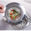 4-Pack 4.5" Stainless Steel Sink Strainer–Kitchen Drain Filters, Rust-Resistant