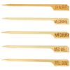 TableCraft H1028 Steak Marker, 3.5-Inch, Bamboo