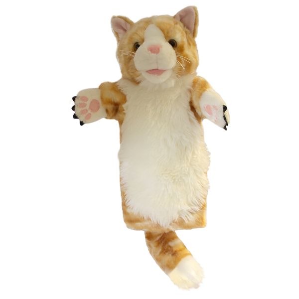 The Puppet Company - Long Sleeves - Ginger Cat Hand Puppet