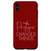 iPhone XS Max Prayer Changes Things Christian Inspirational Quote Case