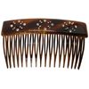 CaravanLip Comb With Stone Tortoise Shell