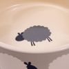 Petface Sheep Print Ceramic Bowl, 15 cm