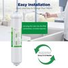 8 Pack T33 Inline Post Carbon Water Filter Cartridge Replacement 10" Household