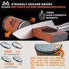 Knife Sharpener Tool Rolling Knife Sharpener Kit, Diamond, Ceramic Disc Sharp...