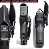 Rounded by Concealment Express OWB Paddle KYDEX Holster fits Taurus G3C | Left | Black