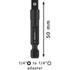 Bosch 1x PRO Socket Adapter with Ball Connection (144 x 66 mm, Professional Accessory Screwdriver, Drill Drivers)