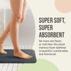 Large Non Slip Memory Foam Bath Mat Quick Dry & Absorbent 31x20 Machine Washable