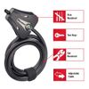 Master Lock 8418D Python Adjustable Locking Cable, 6-Foot, 5/16-Inch Diameter, Black