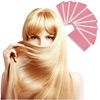 Hair Extension Tape Tabs - 240 Pcs Double Sided Adhesive Human Hair Tape, Waterproof Wig Tape and Toupee Tape for Replacement (White+Pink, 4 x 0.8 cm)