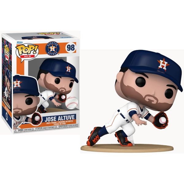 Funko Pop Astros - José Altuve - MLB - Baseball Collectable Vinyl Figure - Gift Idea - Official Merchandise - Toys for Kids & Adults - Sports Fans