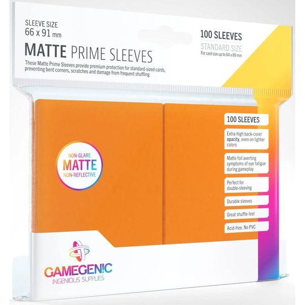 Gamegenic Matte Prime Sleeves (100-Pack)