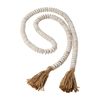 Mud Pie Wood Bead Garland, White