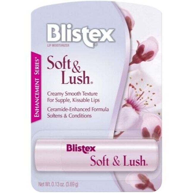 2 Pack Blistex Soft & Lush Size .13 Ounce