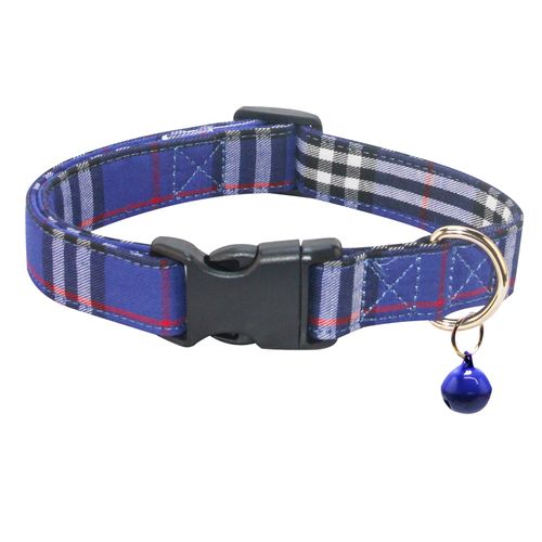 NISIYE Cute Plaid Dog Collar with Safety Buckle - Adjustable and Comfortable Dog Collars for Small Medium Large Dogs, Stylish Puppy Collar for Boy Girl Pets