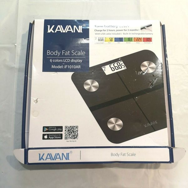 KAVANI smart body fat scale  LCD display APP