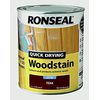 Ronseal 750ml Woodstain Quick Dry Satin (Teak)