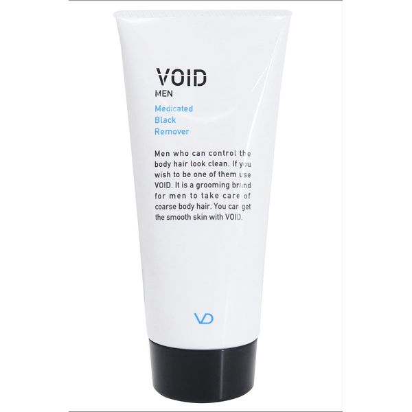 VOID Medicated Black Remover Men's Hair Removal Cream, 5.3 oz (150 g) (Quasi-Drug)