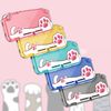 DLseego Protective Case for Switch Lite, Hard PC Clear Anti-Shock Split Cover with Cat-Pad Pattern