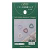 Clover CL55-766 Soft Triangular Eye Ring, Small, 4 Colors, 6 Each