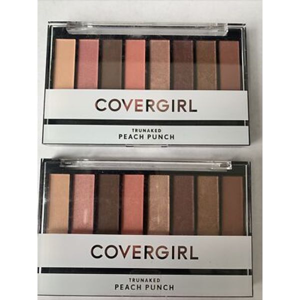 SET OF 2 Covergirl Trunaked Eye Shadow Palette Peach Punch NEW