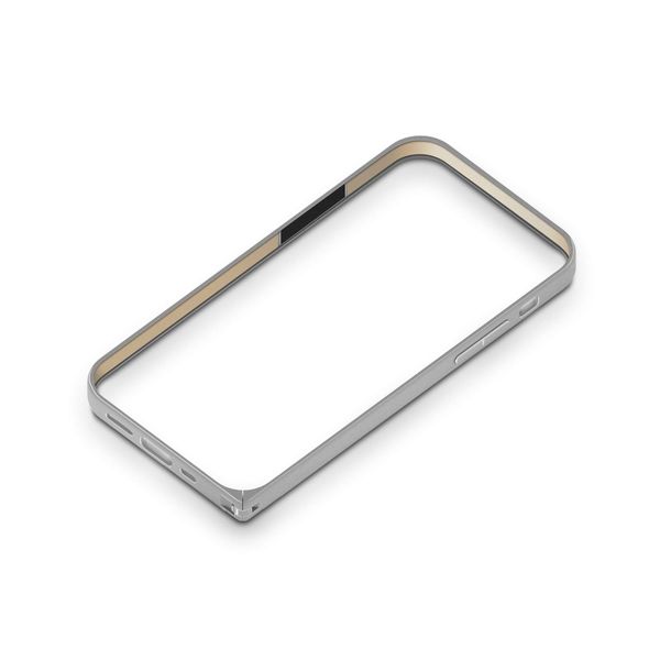 Premium Style PG-20FBP03SV Silver Aluminum Bumper for iPhone 12 mini